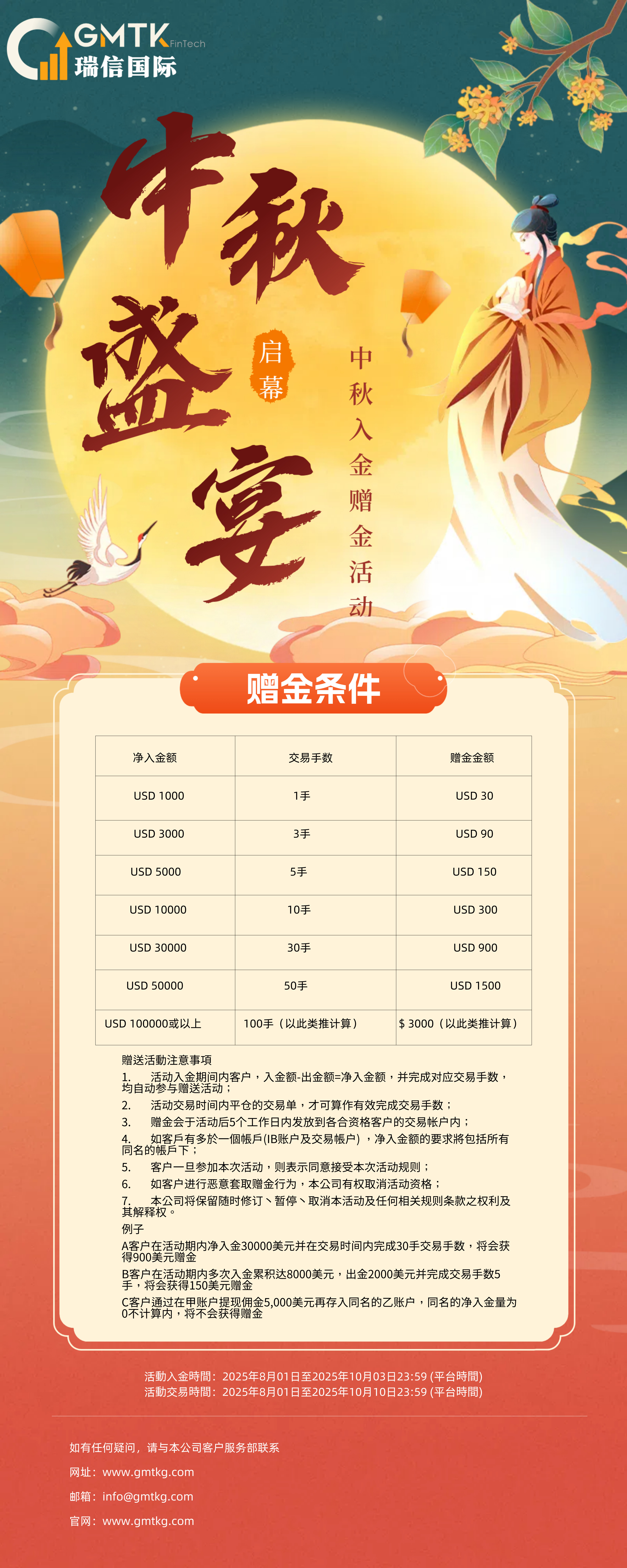 2025年中秋入金赠金活动(图1)